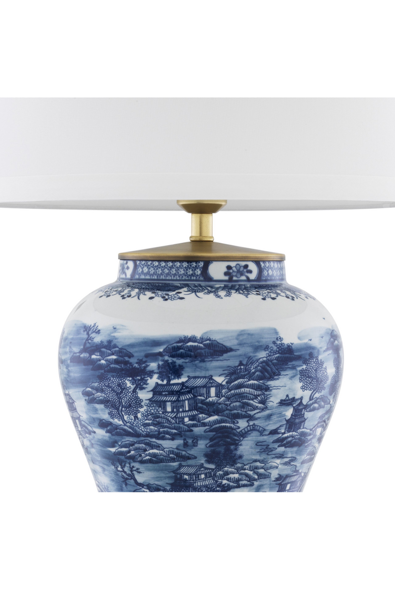 Lampe chinoise bleue | Eichholtz Chinese Blue | Meubleluxe.fr