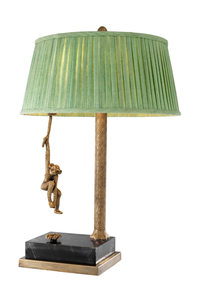 Lampe de table en laiton et en marbre | Eichholtz Jungle | Meubleluxe.fr