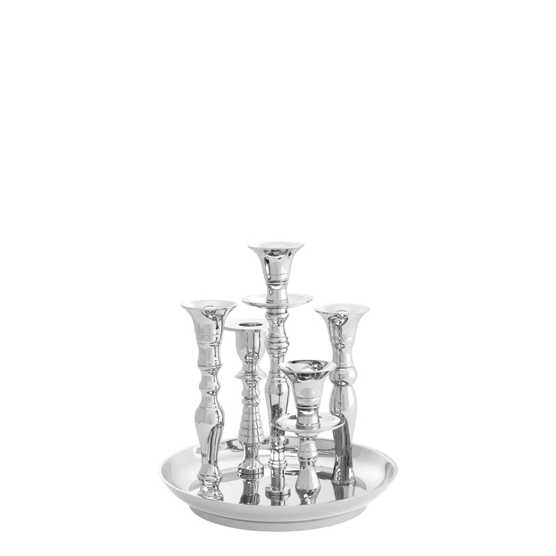 Ensemble de chandeliers en argent | Eichholtz Rosella | Meubleluxe.fr