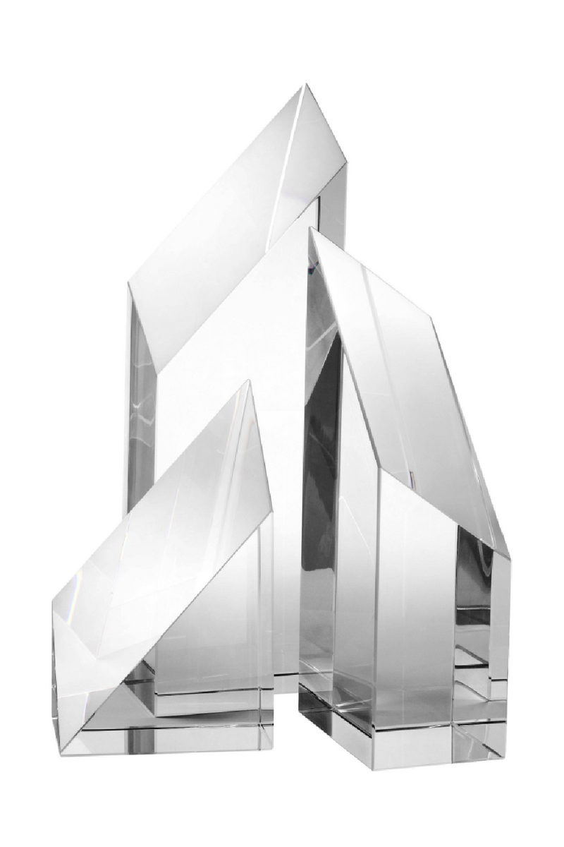 Objets décoratifs en cristal  (lot de 3) | Eichholtz Scope | Meubleluxe.fr
