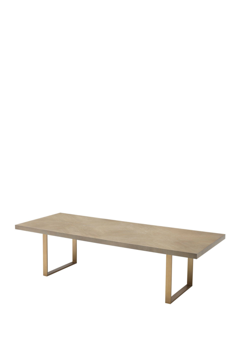 Table de salle à manger en chêne | Eichholtz Remington 118" | Meubleluxe.fr