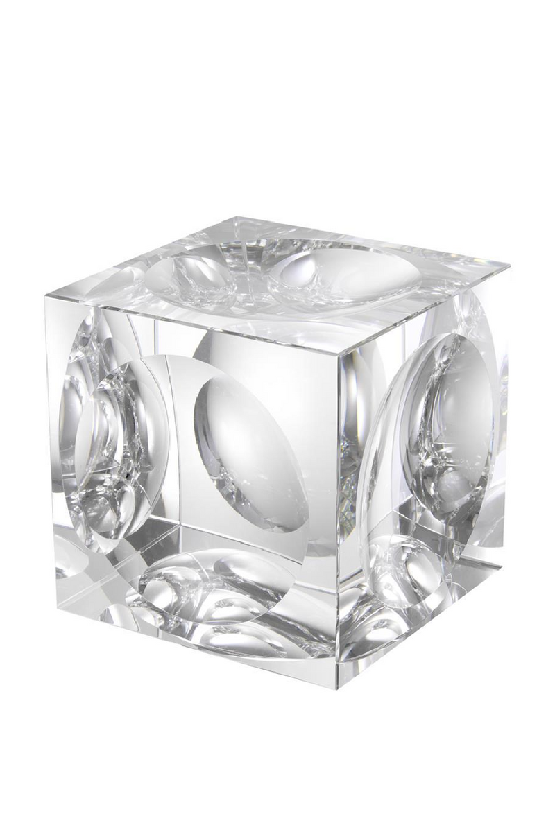 Cube décoratif en cristal | Eichholtz Pastice | Meubleluxe.fr
