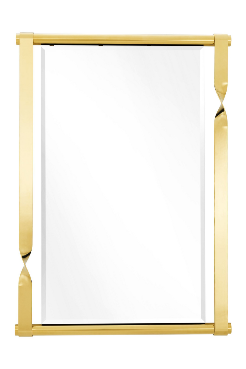 Miroir rectangulaire doré | Eichholtz Byram | Meubleluxe.fr