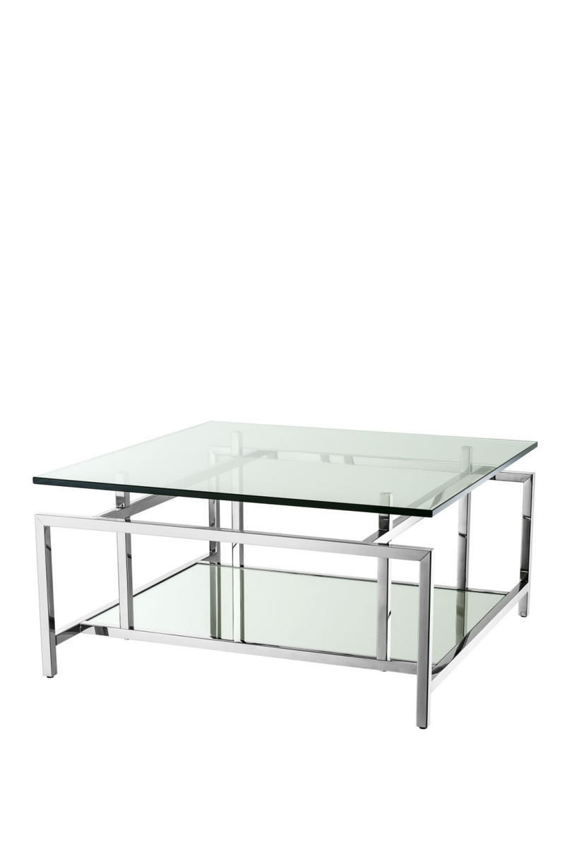 Table basse carrée en verre | Eichholtz Superia | Meubleluxe.fr
