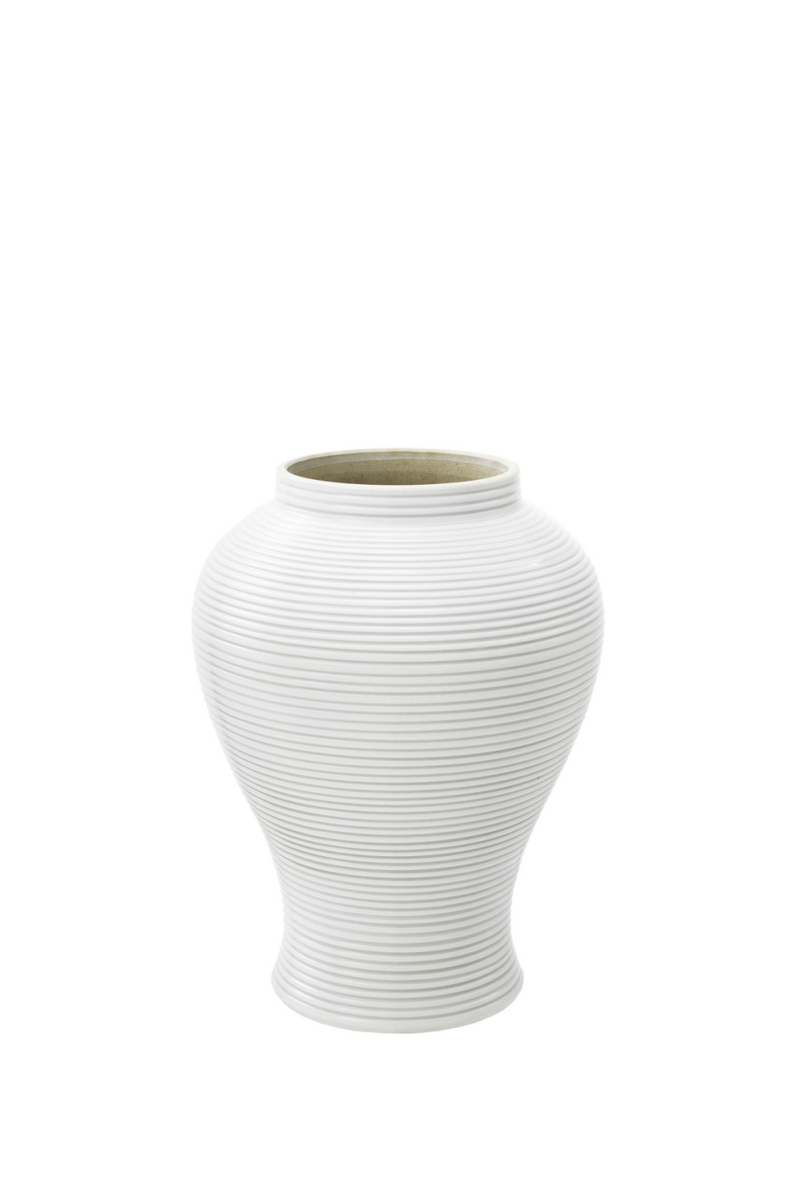 Pot en porcelaine blanche -S- | Eichholtz Celestine | Meubleluxe.fr