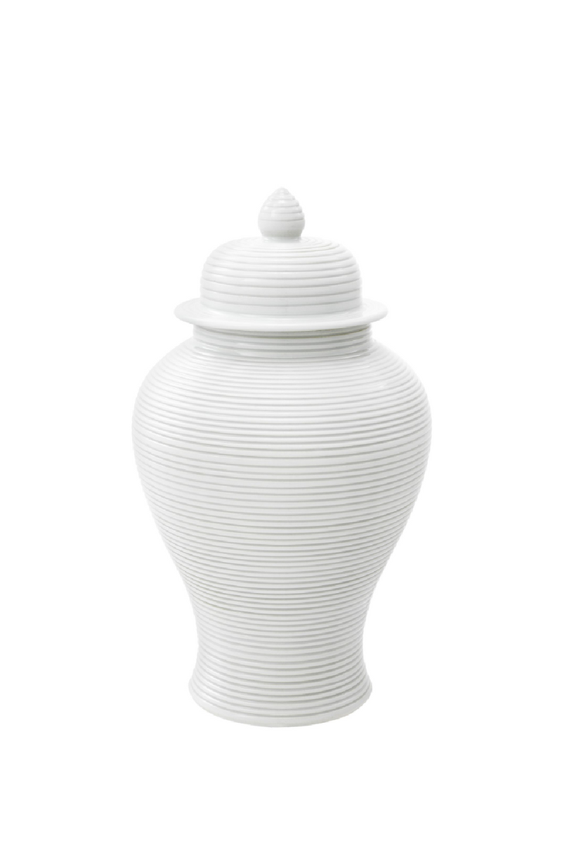 Pot en porcelaine blanche -S- | Eichholtz Celestine | Meubleluxe.fr