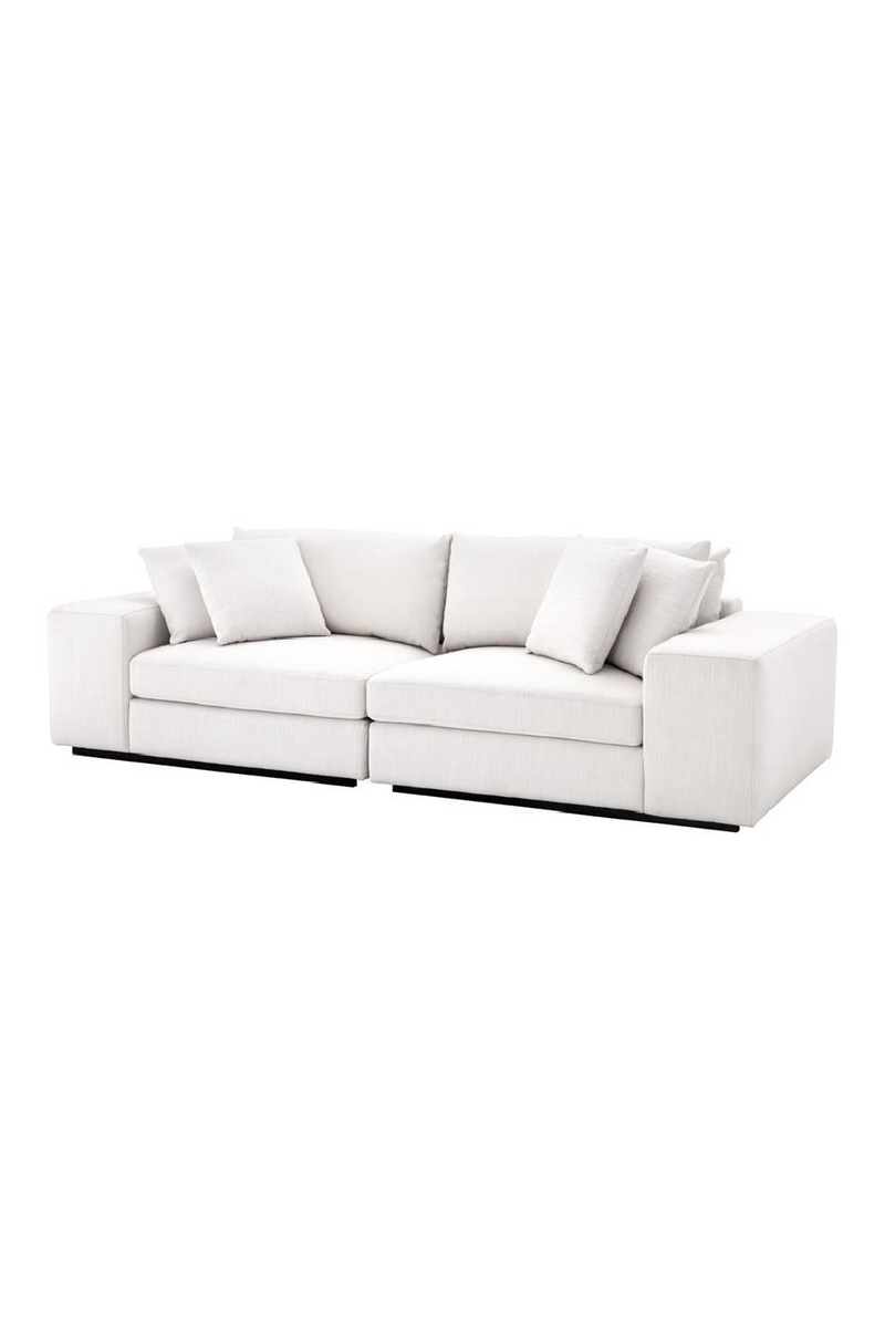Canapé 4 places en tissu blanc | Eichholtz Vista Grande | Meubleluxe.fr
