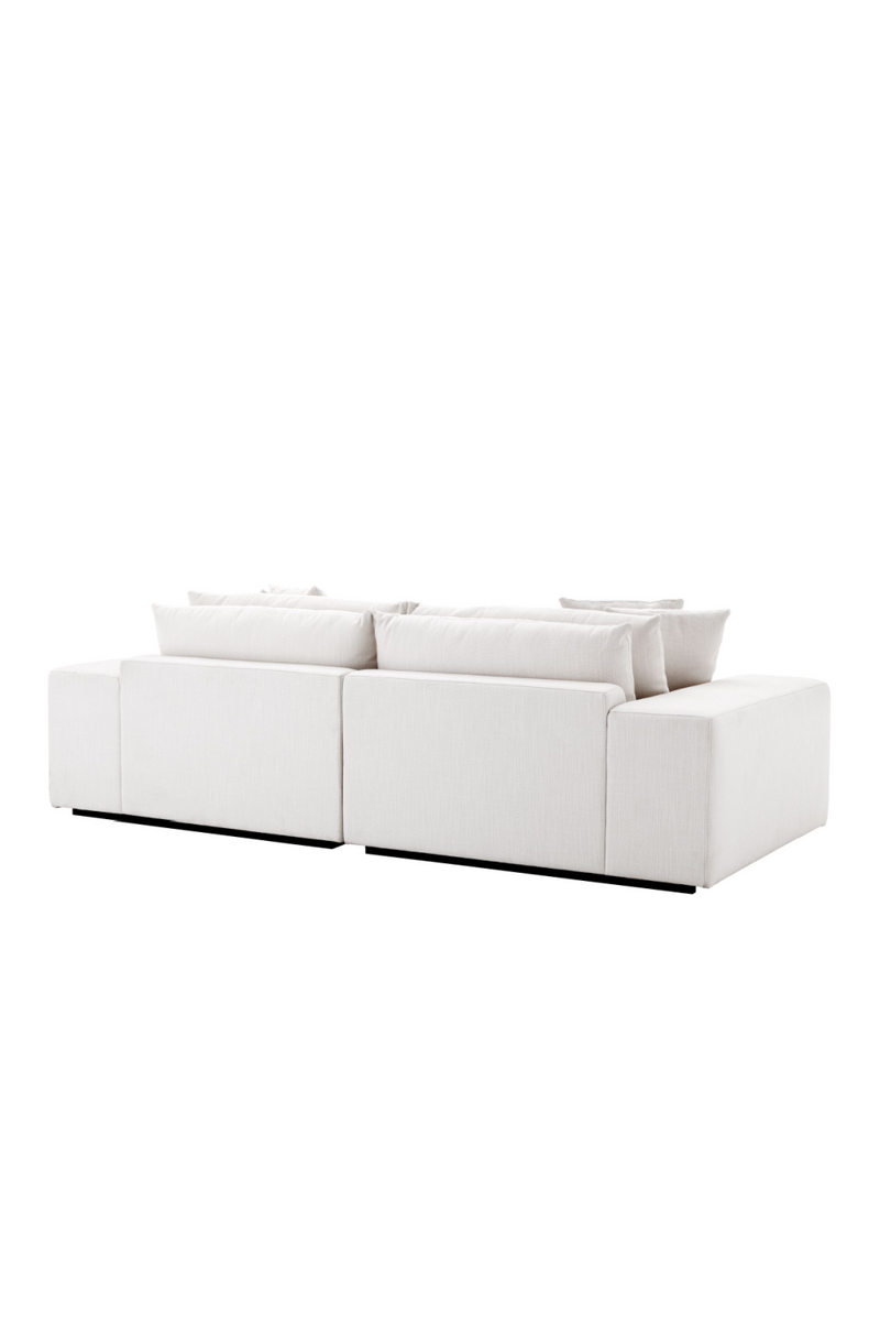 Canapé 4 places en tissu blanc | Eichholtz Vista Grande | Meubleluxe.fr