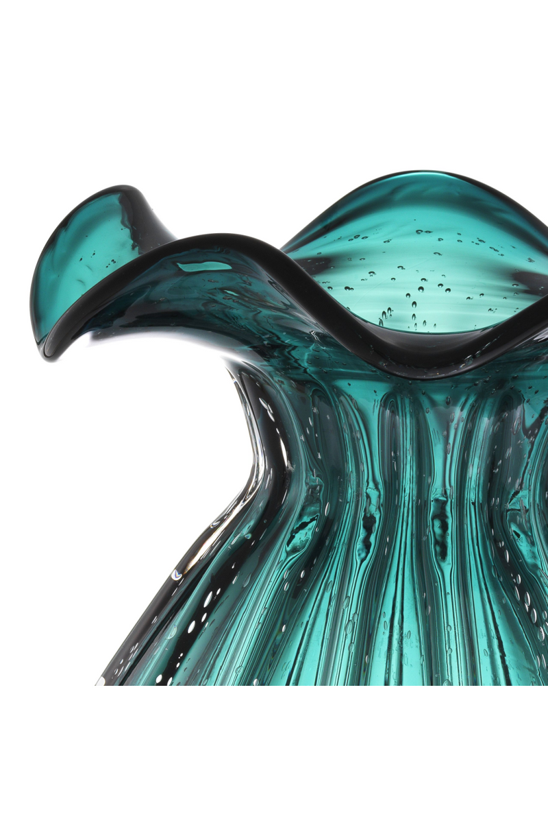 Vase en verre vert | Eichholtz Korakia L | Meubleluxe.fr