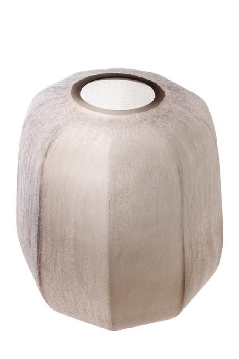 Vase artisanal beige sable -M- | Eichholtz Avance | Meubleluxe.fr