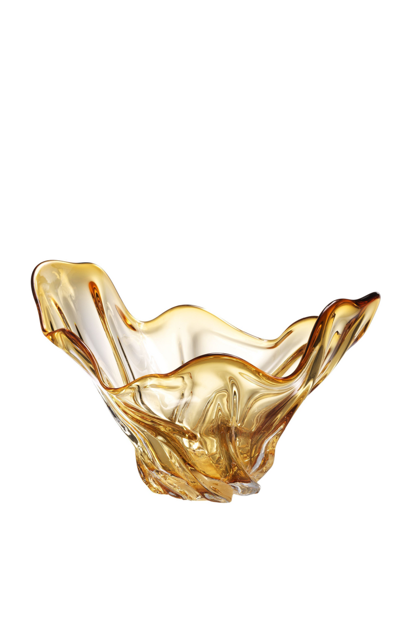 Objet décoratif en verre jaune | Eichholtz Ace | Meubleluxe.fr