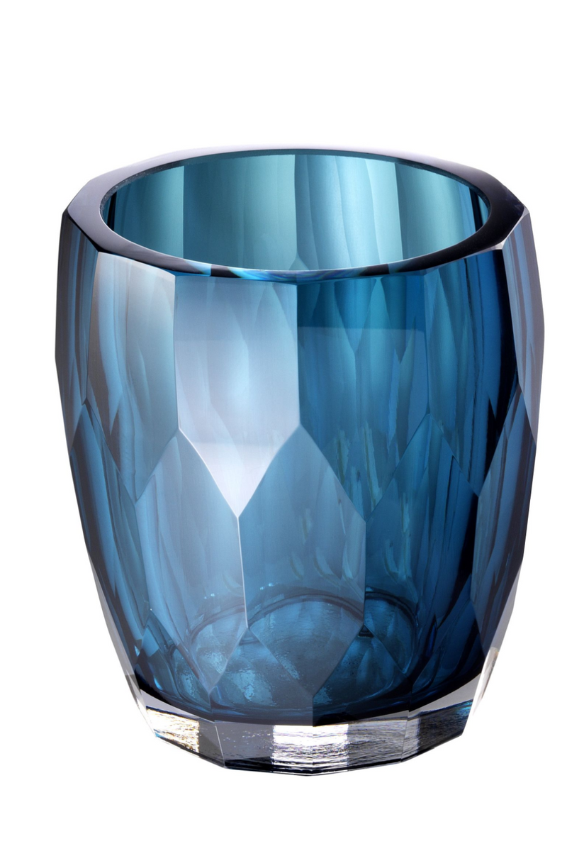 Vase en verre bleu | Eichholtz Marquis | Meubleluxe.fr