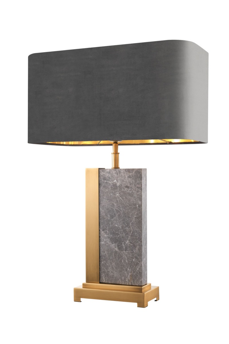 Lampe en marbre gris | Eichholtz Pietro | Meubleluxe.fr