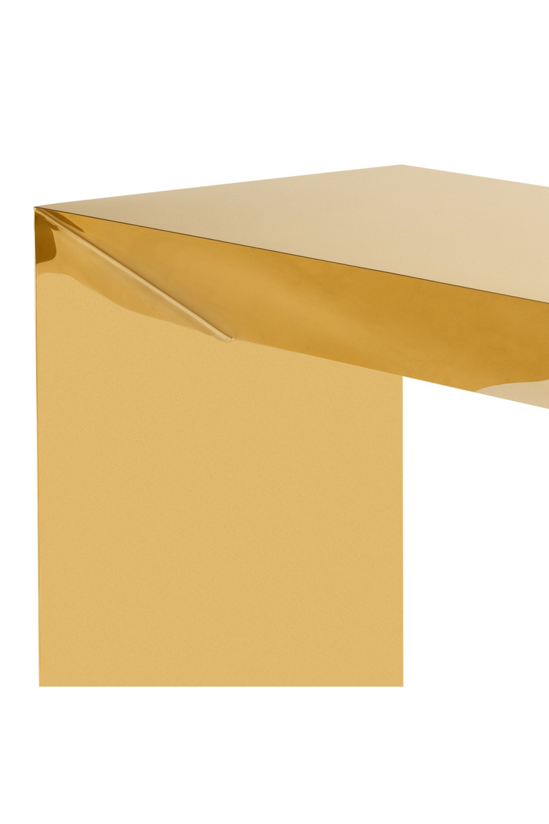 Console rectangulaire dorée | Eichholtz Carlow | Meubleluxe.fr