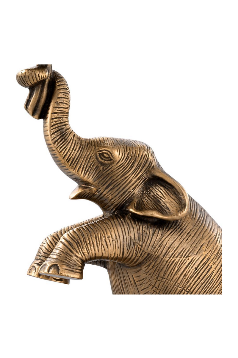 Bougeoir éléphant | Eichholtz Nairobi | Meubleluxe.fr