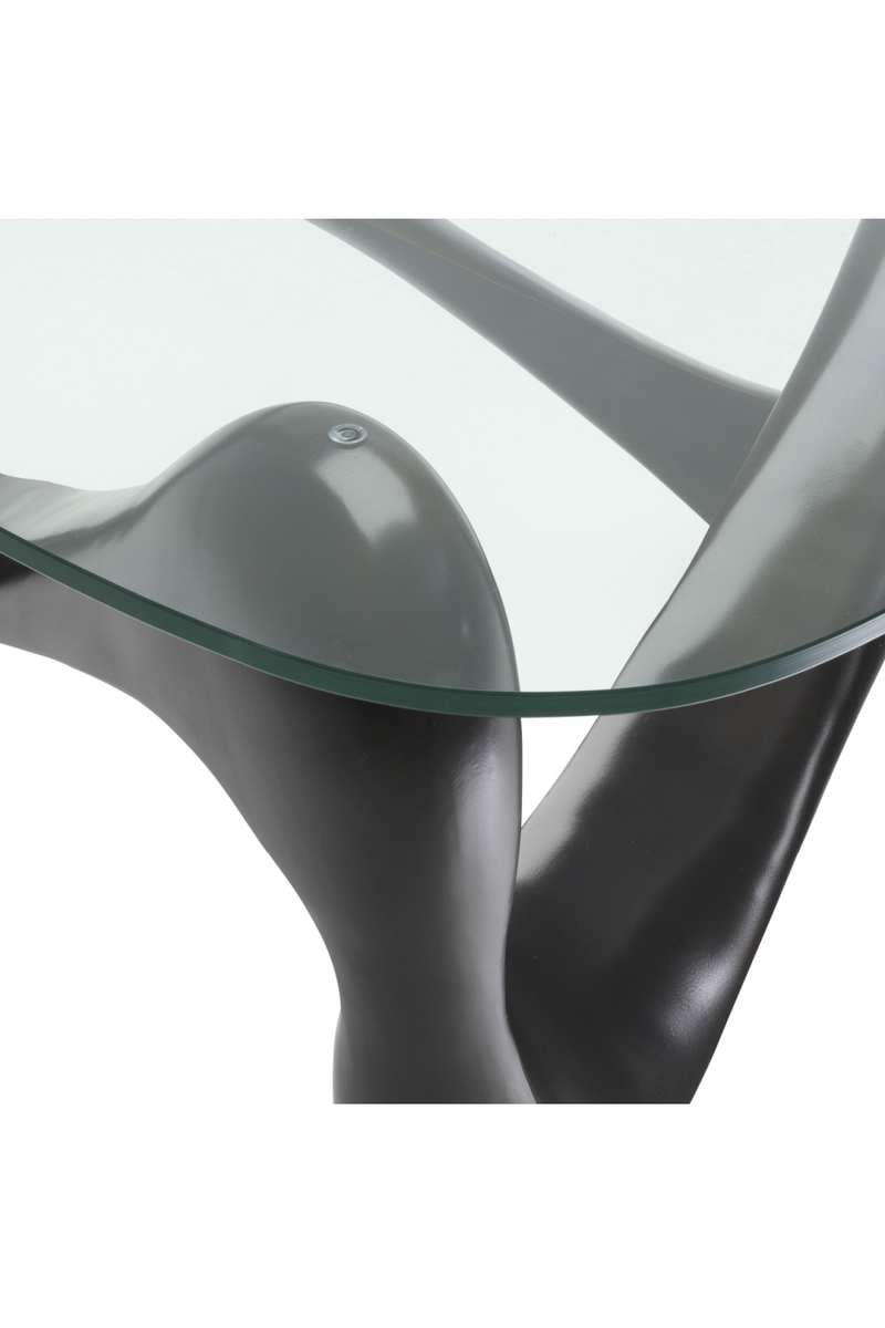 Table basse en verre et bronze | Eichholtz Aventura | Meubleluxe.fr