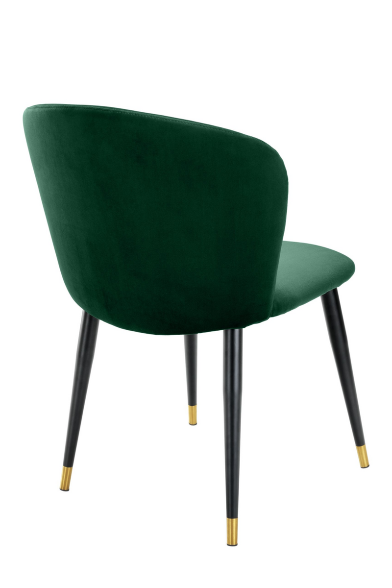 Chaise de salle à manger velours vert | Eichholtz Volante | Meubleluxe.fr