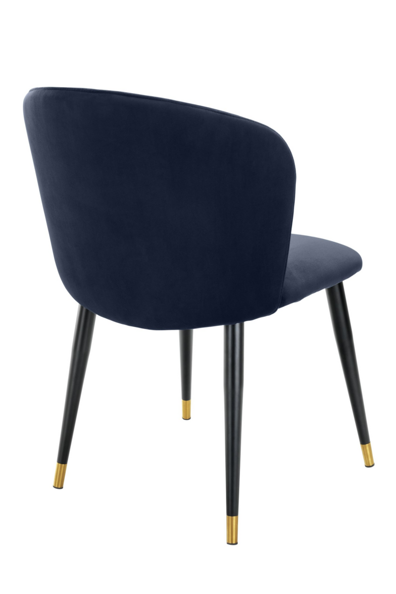 Chaise de salle à manger velours bleu | Eichholtz Volante | Meubleluxe.fr