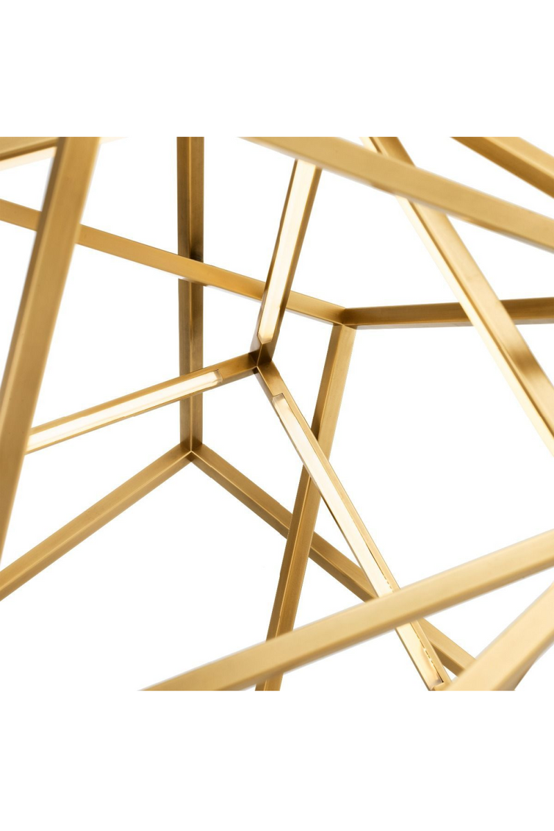 Lustre doré cubique moderne | Eichholtz Fusion | Meubleluxe.fr