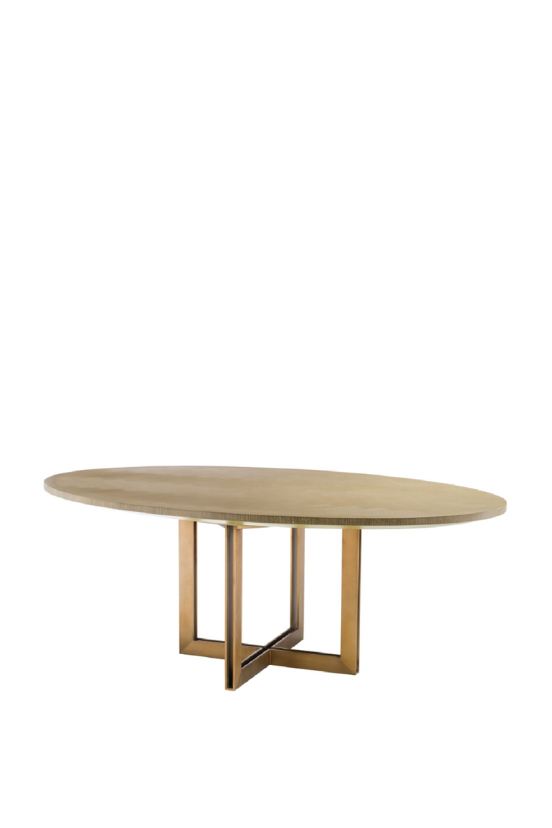 Table de salle à manger ovale en chêne | Eichholtz Melchior | Meubleluxe.fr