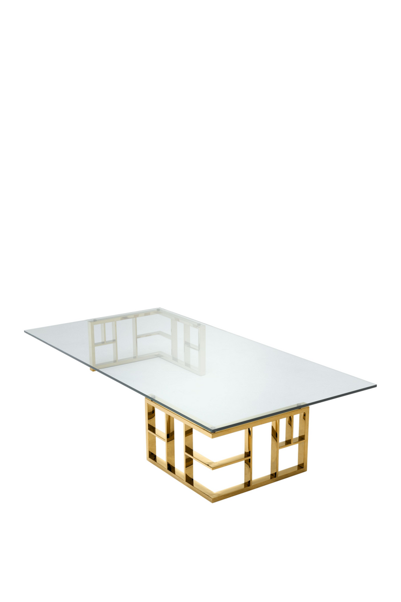 Table basse rectangulaire en verre | Eichholtz Ramage | Meubleluxe.fr