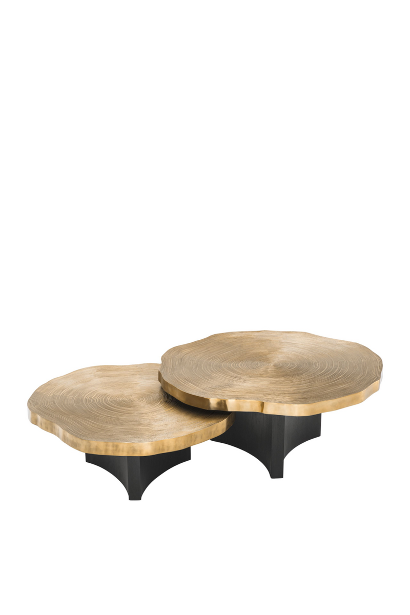 Table basse tronc d'arbre (lot de 2) | Eichholtz Thousand Oaks | Meubleluxe.fr