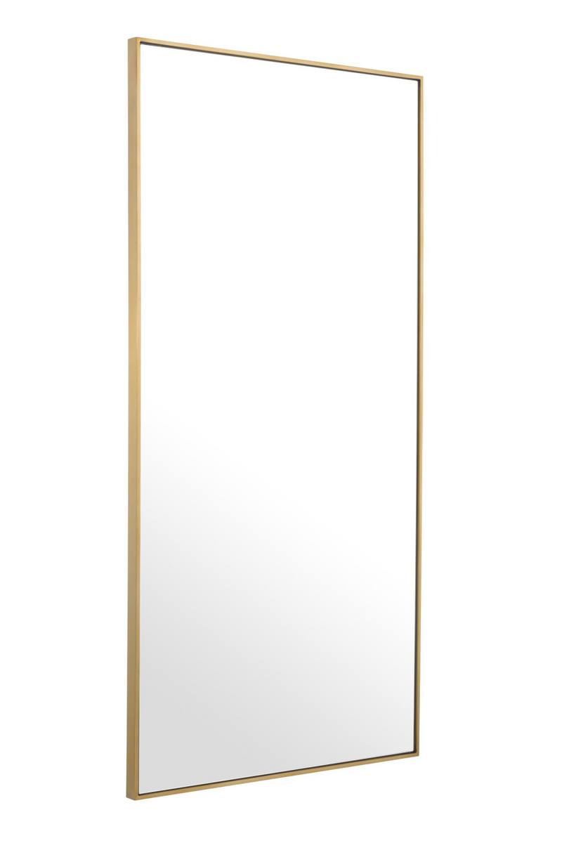 Miroir rectangulaire en laiton | Eichholtz Redondo | Meubleluxe.fr