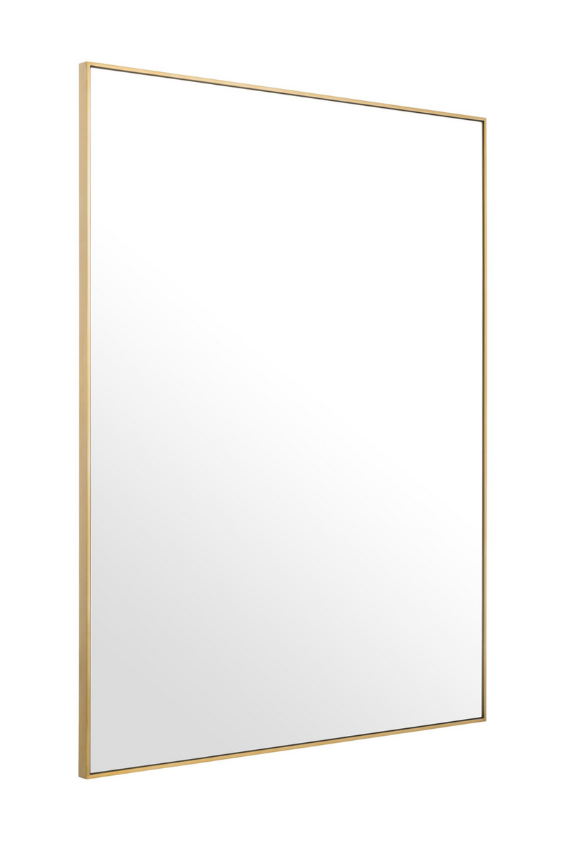 Miroir rectangulaire en laiton | Eichholtz Redondo | Meubleluxe.fr