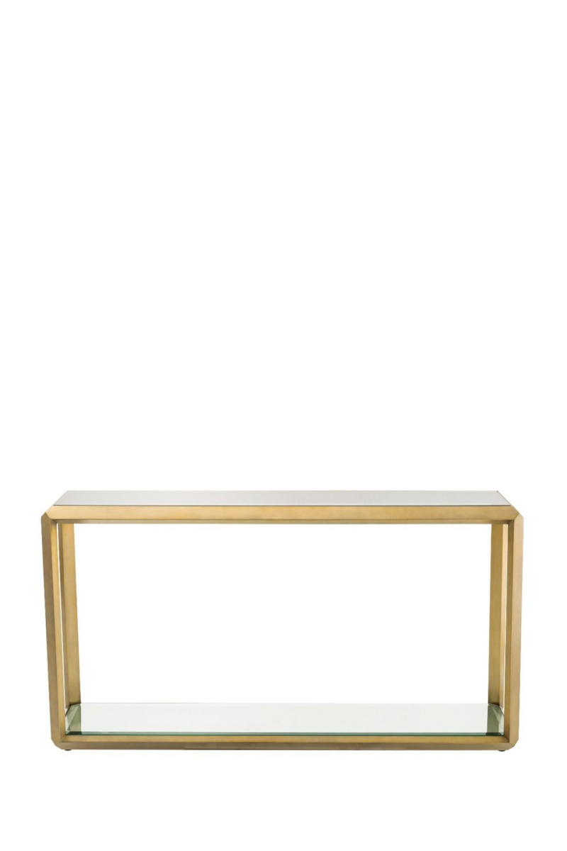 Console dorée en verre | Eichholtz Callum  | Meubleluxe.fr