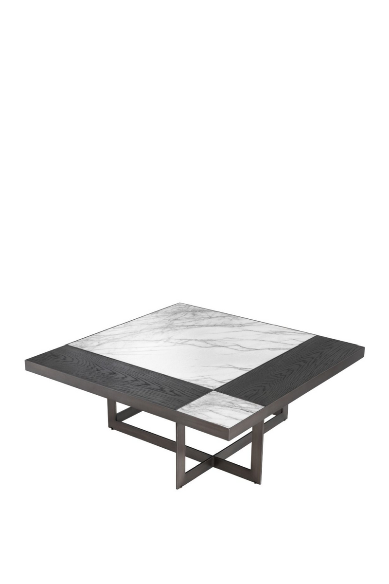 Table basse noir et blanc | Eichholtz Hermoza | Meubleluxe.fr