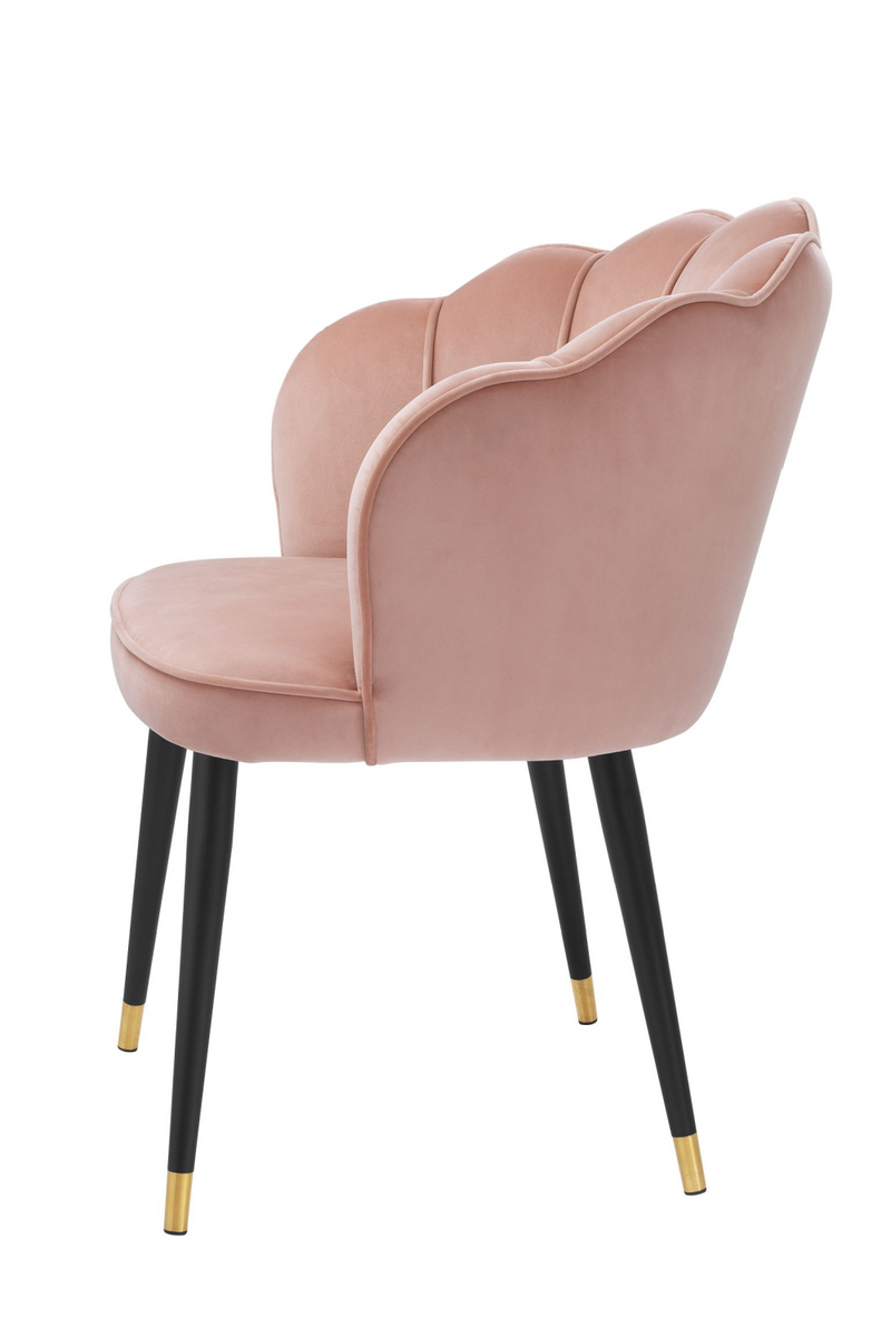 Chaise en velours rose | Eichholtz Bristol | Meubleluxe.fr
