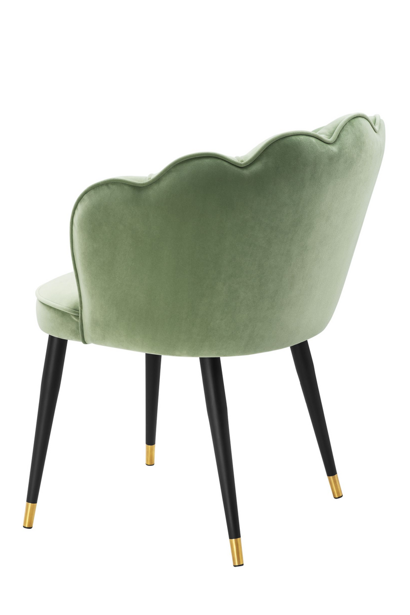 Chaise en velours vert | Eichholtz Bristol | Meubleluxe.fr