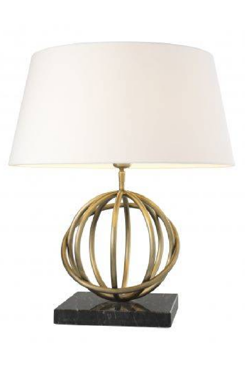 Lampe de table dorée sphère | Eichholtz Edition | Meubleluxe.fr