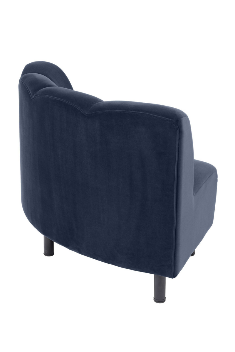 Canapé d'angle incurvé bleu | Eichholtz Hillman | Meubleluxe.fr