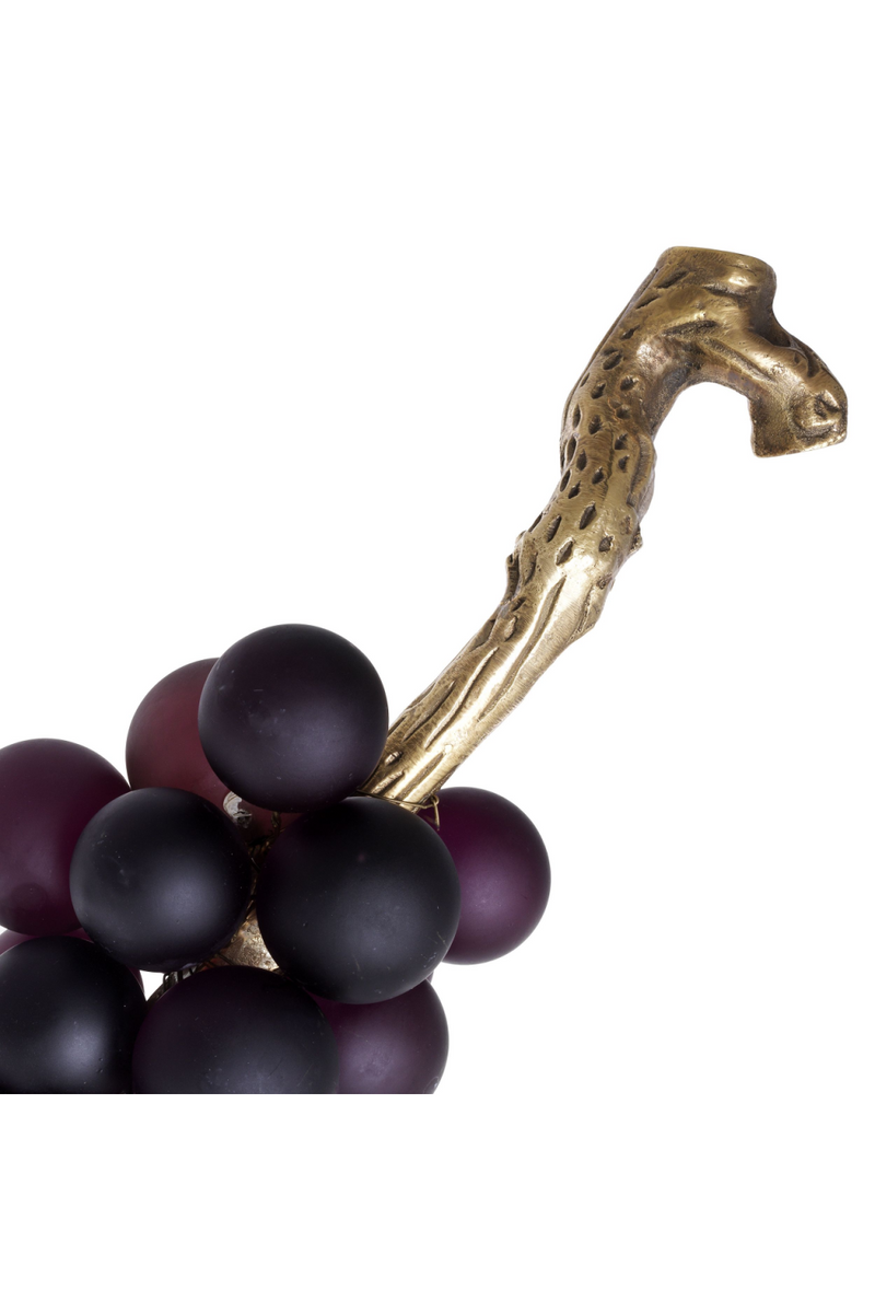 Décoration en verre violet | Eichholtz Raisins | Meubleluxe.fr