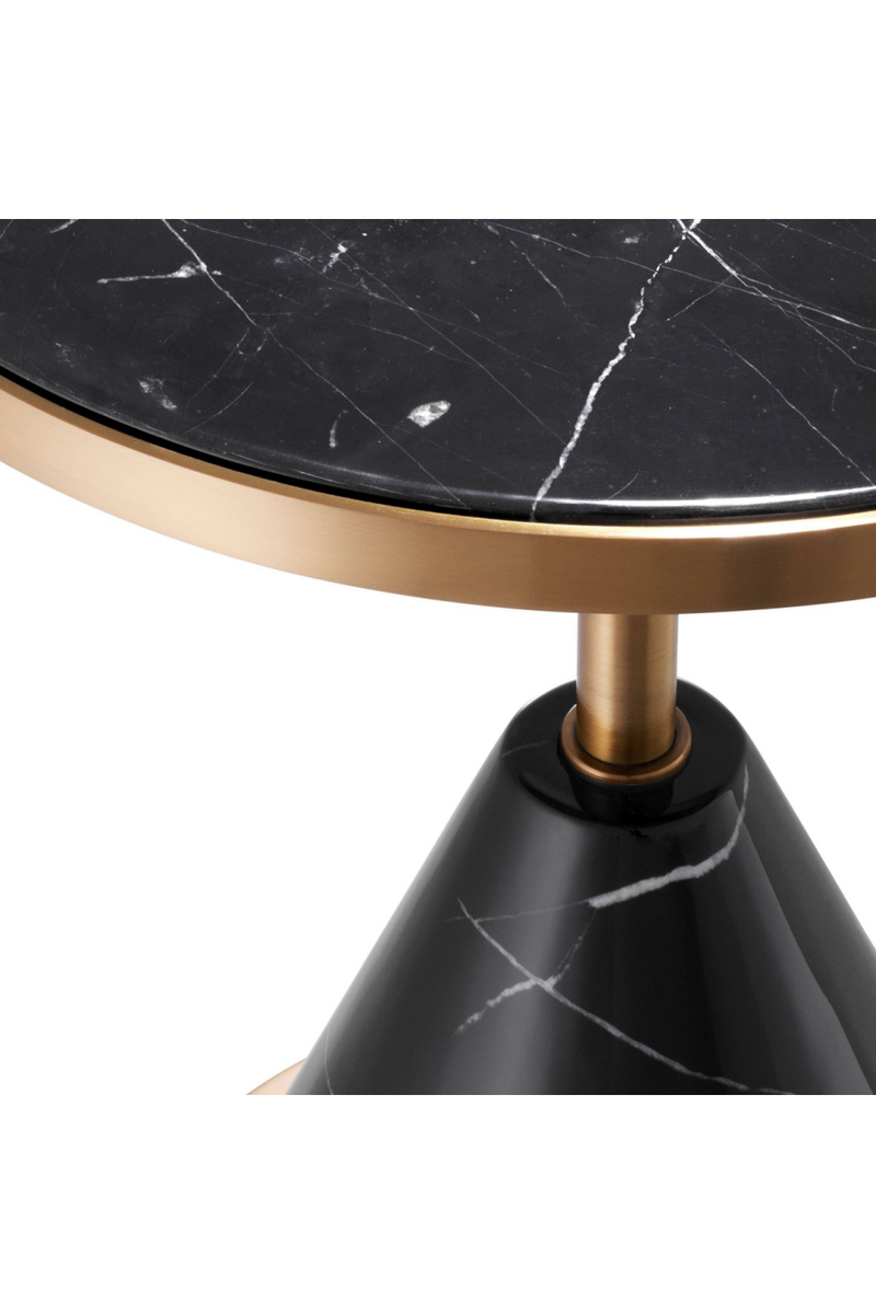 Table d'appoint en marbre noir | Eichholtz Park Lane | Meubleluxe.fr
