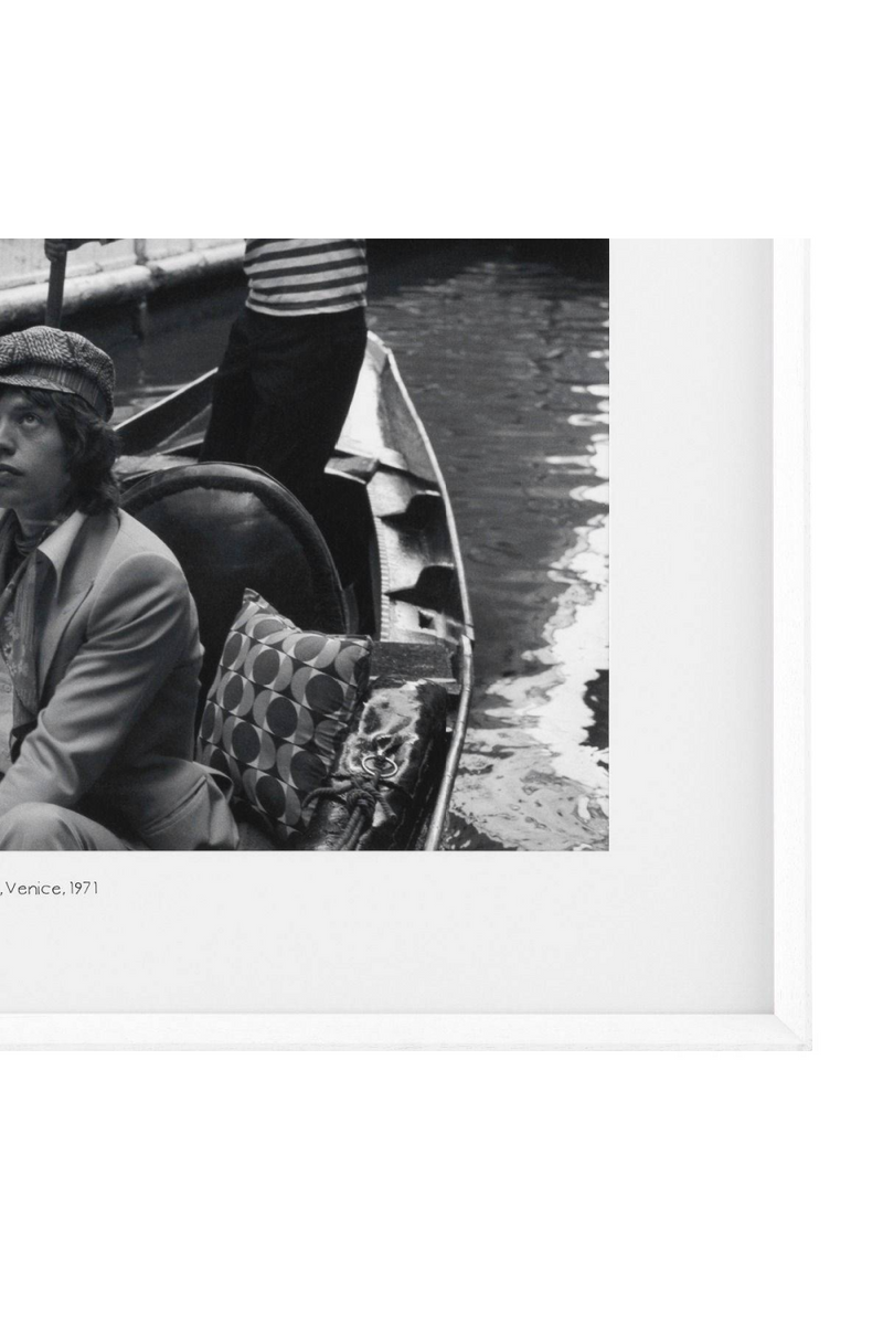 Tableaux noir et blanc Mick Jagger | Eichholtz Venice 1971 | Meubleluxe.fr