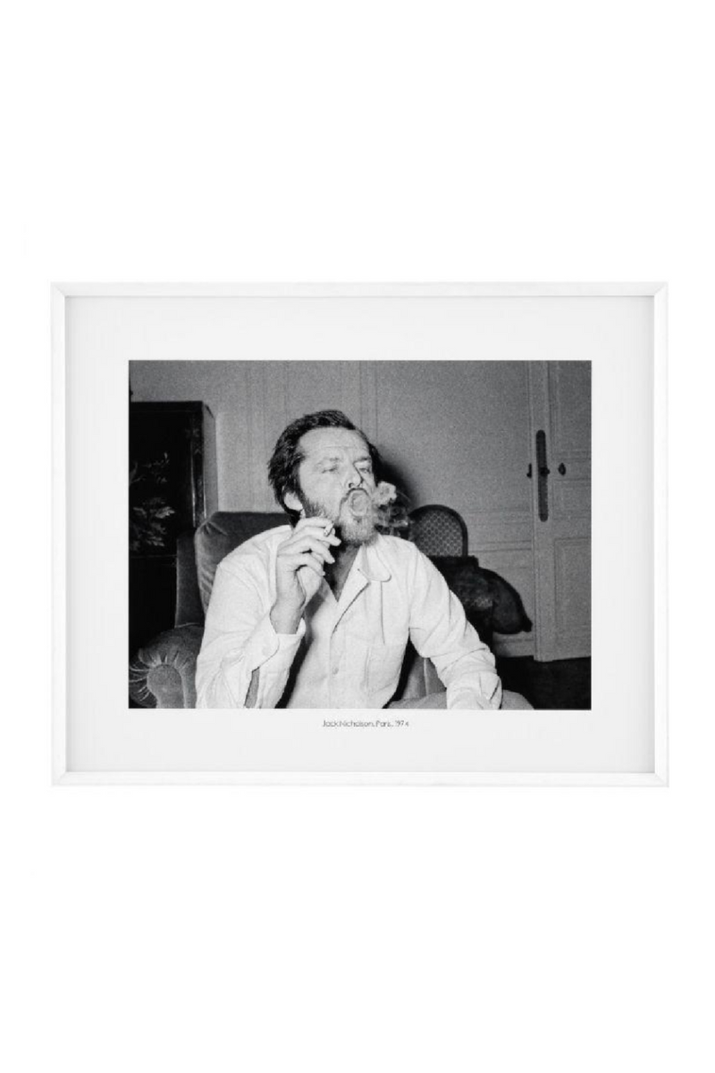 Tableau noir et blanc Jack Nicholson | Eichholtz Nicholson | Meubleluxe.fr