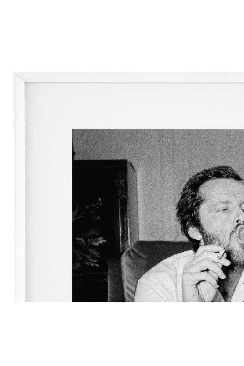 Tableau noir et blanc Jack Nicholson | Eichholtz Nicholson | Meubleluxe.fr