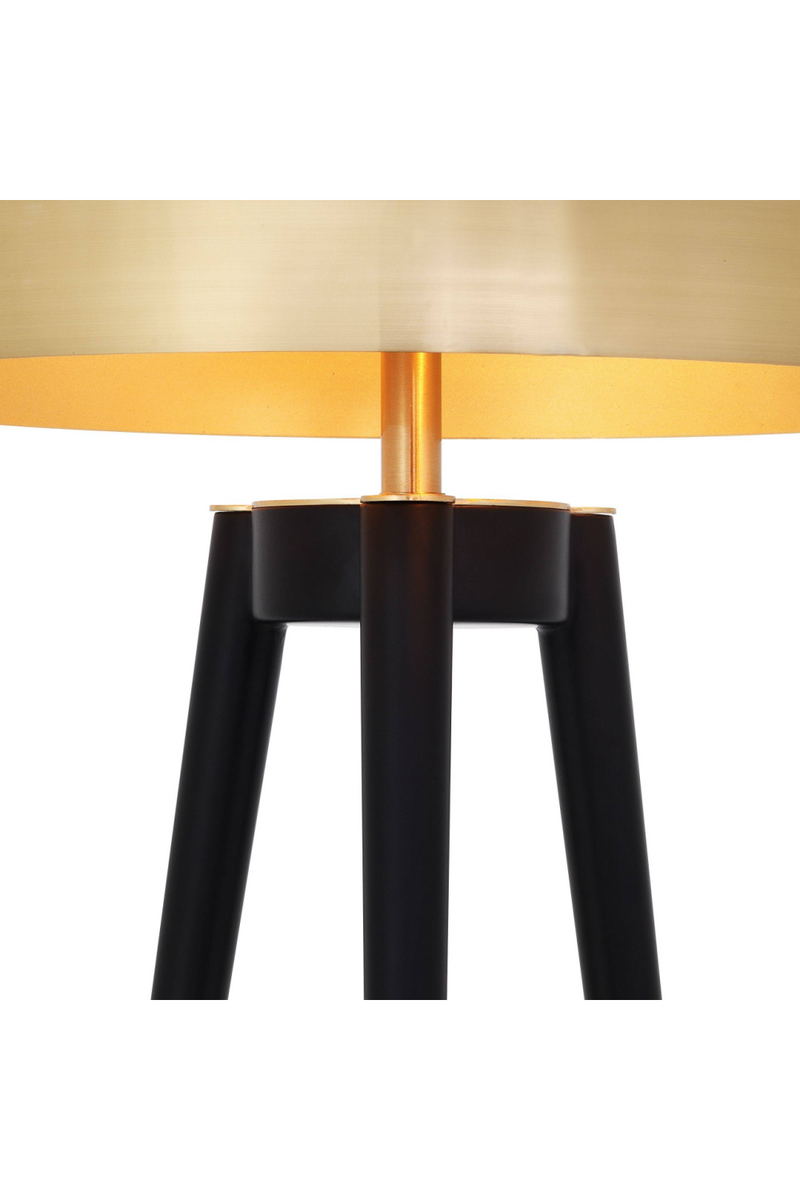 Lampe de table doré à trépied | Eichholtz Coyote | Meubleluxe.fr