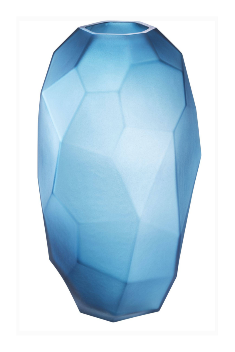 Vase en verre bleu -L- | Eichholtz Fly | Meubleluxe.fr