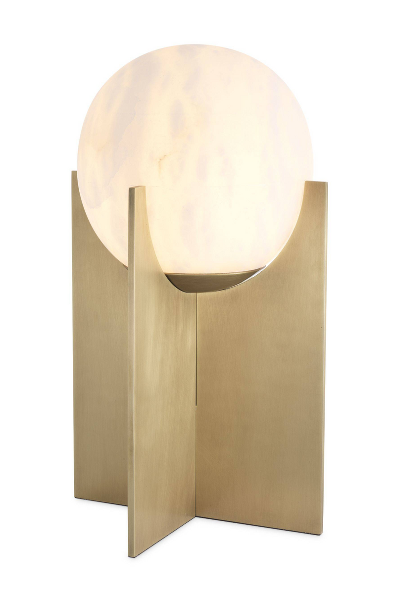 Lampe dorée en albâtre | Eichholtz Scorpios | Meubleluxe.fr