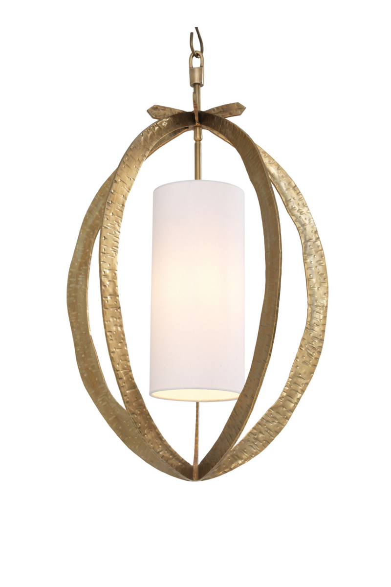 Lustre lanterne dorée en laiton | Eichholtz Luciano | Meubleluxe.fr