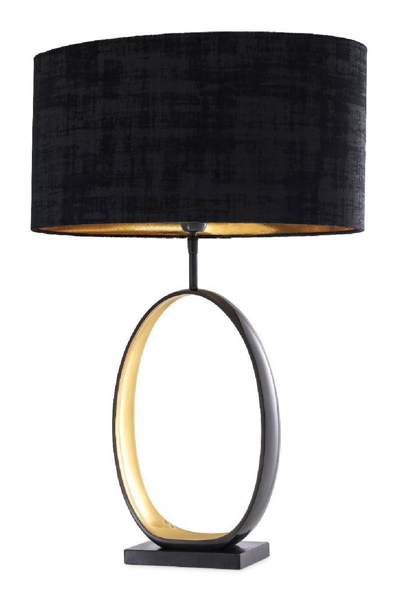 Lampe de table noire bronze | Eichholtz Saturnia | Meubleluxe.fr