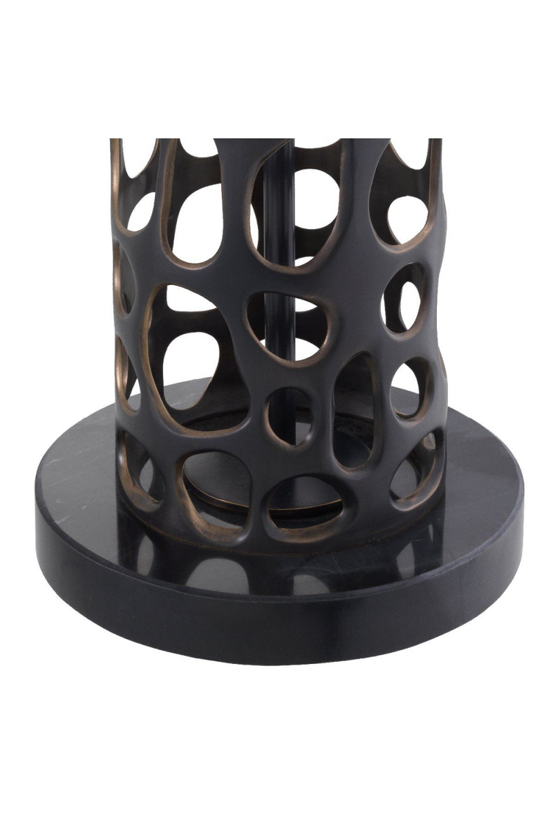 Lampe de table noire bronze | Eichholtz Dix | Meubleluxe.fr