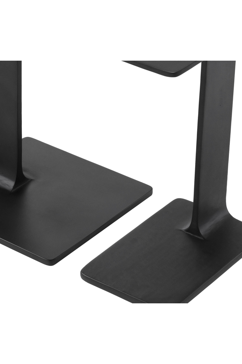 Tables d'appoint noires (lot de 2) | Eichholtz Smart | Meubleluxe.fr