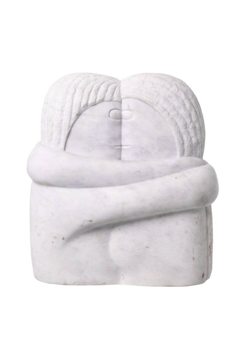 Statue en marbre blanc | Eichholtz Love Couple | Meubleluxe.fr