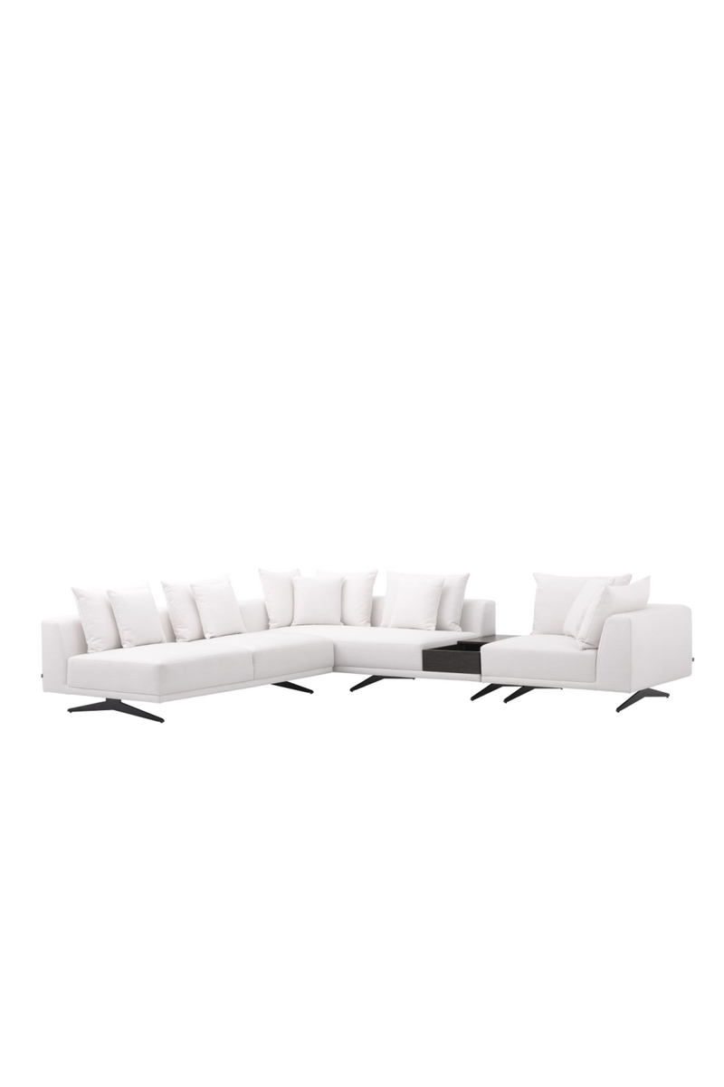 Canapé d'angle modulable blanc | Eichholtz Endless | Meubleluxe.fr