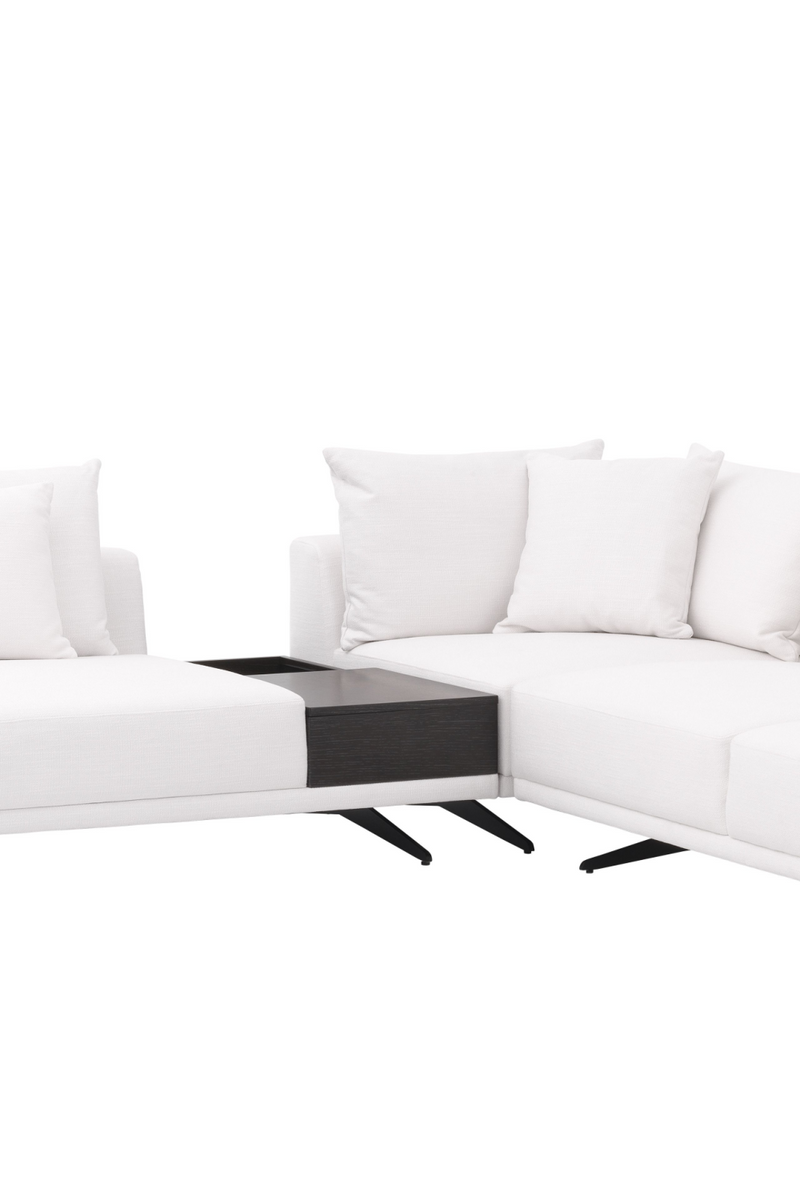 Canapé d'angle modulable blanc | Eichholtz Endless | Meubleluxe.fr