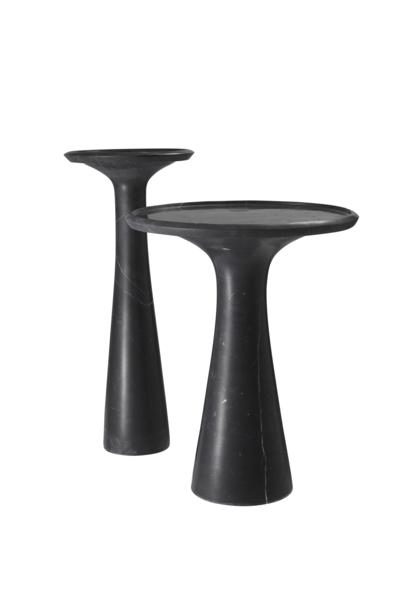 Table d'appoint marbre noir -L- | Eichholtz Pompano | Meubleluxe.fr